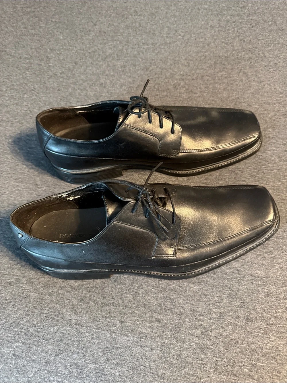 Rockport Men's Black Lace-Up Derby Shoes